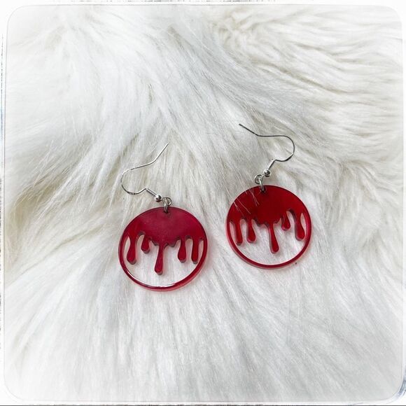 Acrylic Halloween earrings  - Picture 1 of 2